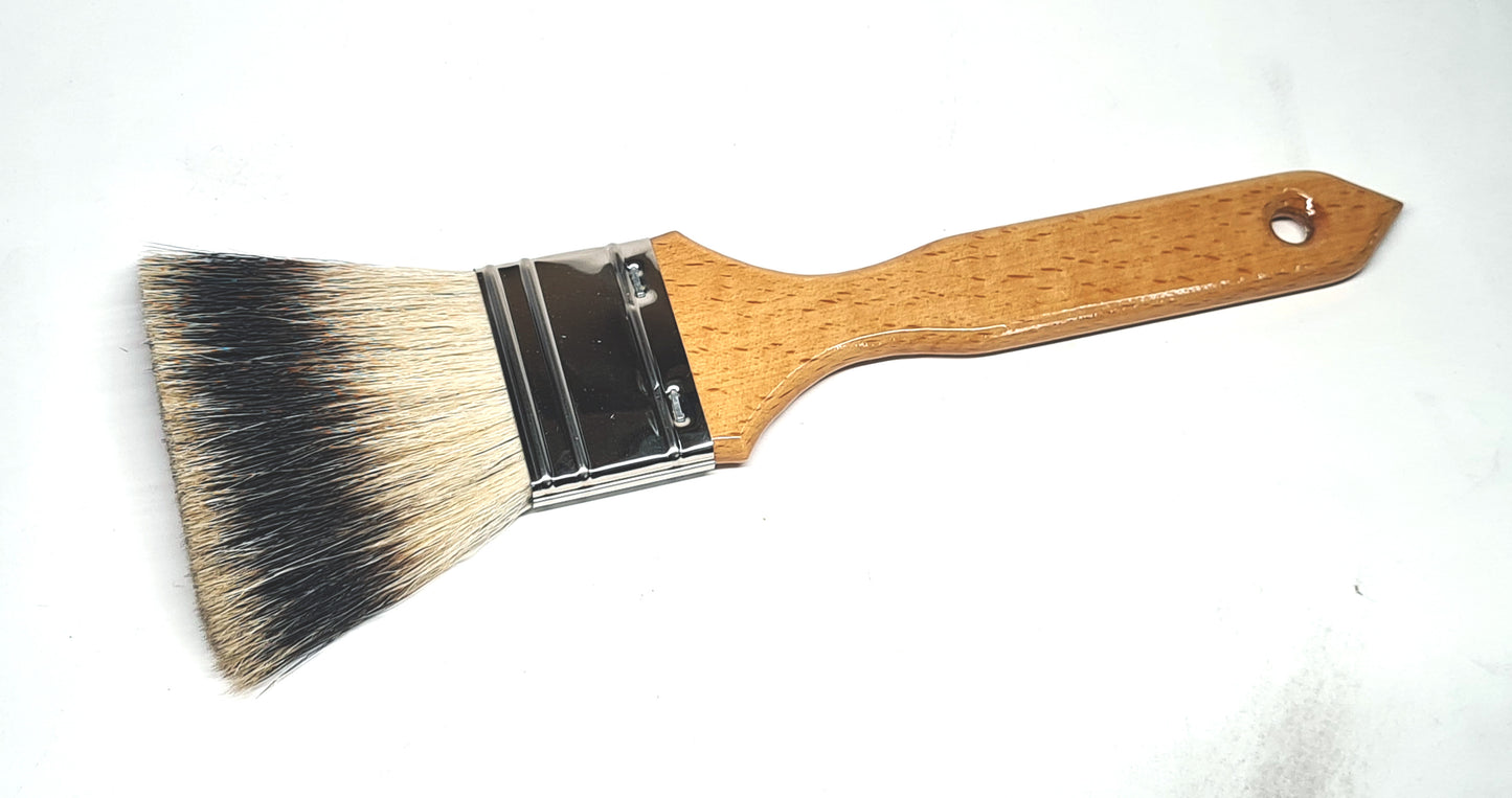 Thin Flat Badger Brush