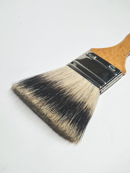 Thin Flat Badger Brush